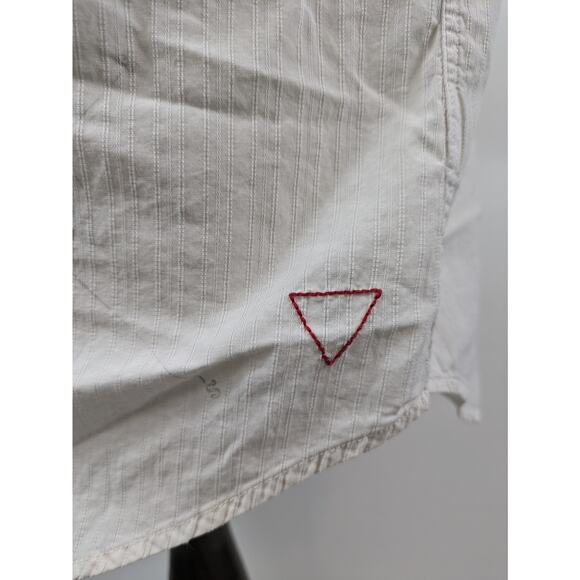 Guess Men's XL Button Down Shirt Graphic Pocket Y2K Western Graphic Pearl Snap - Picture 13 of 16